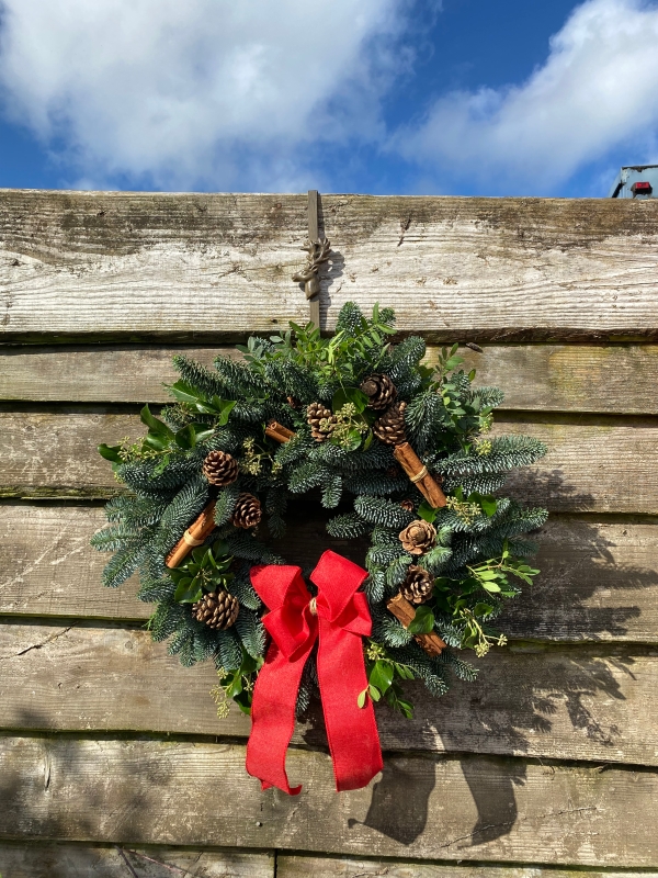 Classic Christmas Door Wreath