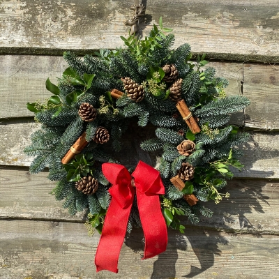 Classic Christmas Door Wreath