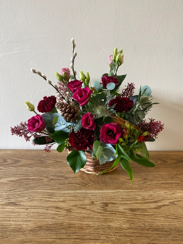 Our Festive Basket of Flowers