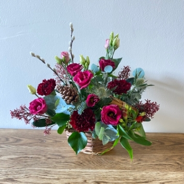 Our Festive Basket of Flowers